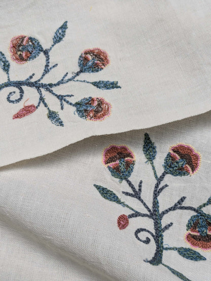 BTY  Kravet Couture Petite Monardi Embroidery Turquoise MSRP$189/Y