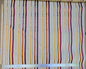 Scalamandre Tango Tangerine/Multi Orange Red Beige White Stripe MSRP USD 324/y