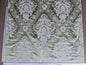 by yard Scalamandre Silk Damask Renaissance Gold Celery Green Medallion Floral DEFECT!