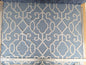 by yard Scalamandre Ming Fretwork Aquamarine Jacquard Chinoiserie Lattice Jacquard  MSRP USD 226/yard