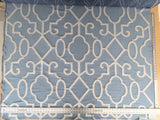 by yard Scalamandre Ming Fretwork Aquamarine Jacquard Chinoiserie Lattice Jacquard  MSRP USD 226/yard