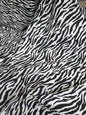 by yard Scalamandre Mill Creek Zebra Print Fabric Animals White Black Stripe Abstract