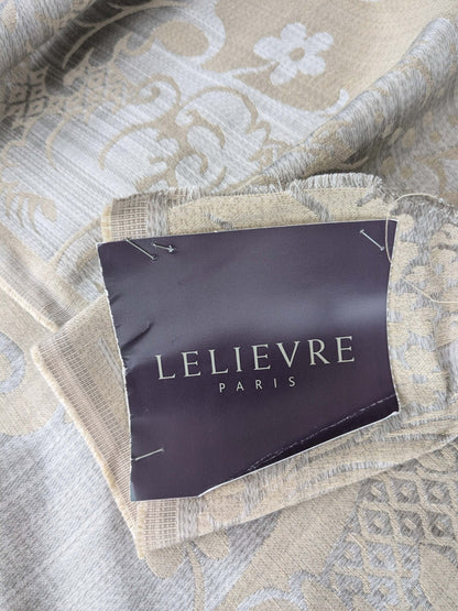 1.8y Scalamandre Lelievre Paris Grambois Argent Gray Damask Renaissance Gray Historic MSRP USD712/y