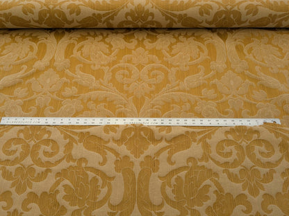 by yard Scalamandre Golden Baroque Renaissance Damask Fabric Pattern