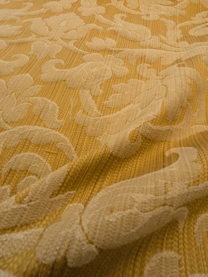 by yard Scalamandre Golden Baroque Renaissance Damask Fabric Pattern