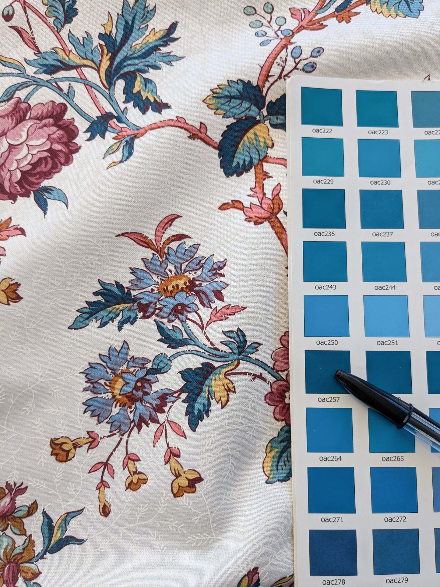 by yard Scalamandre Floral Botanical Foliage French Court