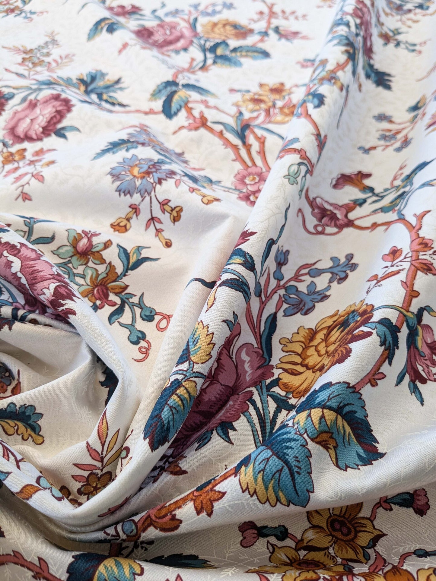 by yard Scalamandre Floral Botanical Foliage French Court