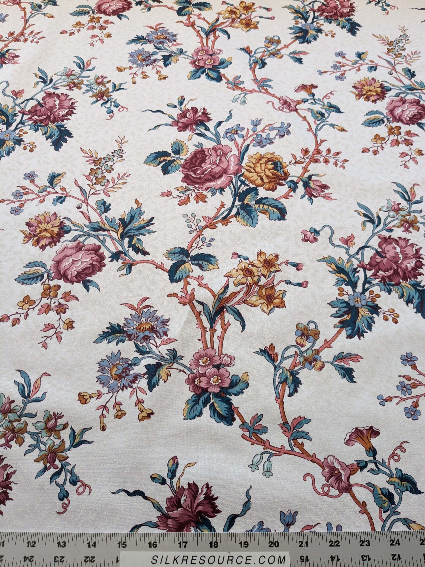 by yard Scalamandre Floral Botanical Foliage French Court