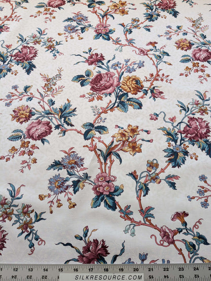 by yard Scalamandre Floral Botanical Foliage French Court