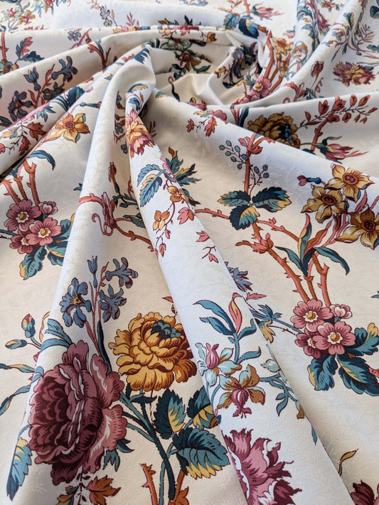 by yard Scalamandre Floral Botanical Foliage French Court