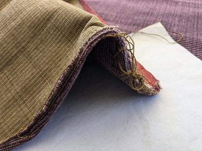 2.2 yards Scalamandre Strie Purple Solid Wool Heavy!