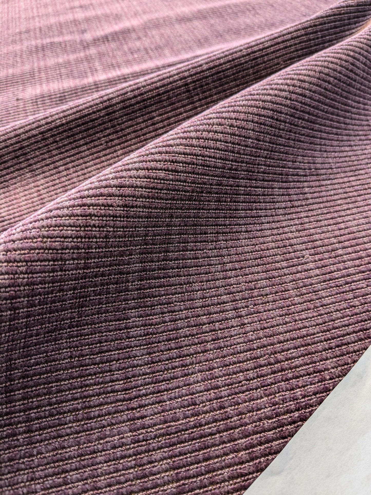 2.2 yards Scalamandre Strie Purple Solid Wool Heavy!
