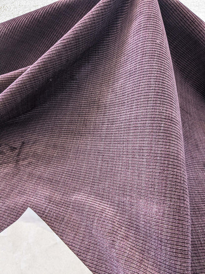 2.2 yards Scalamandre Strie Purple Solid Wool Heavy!