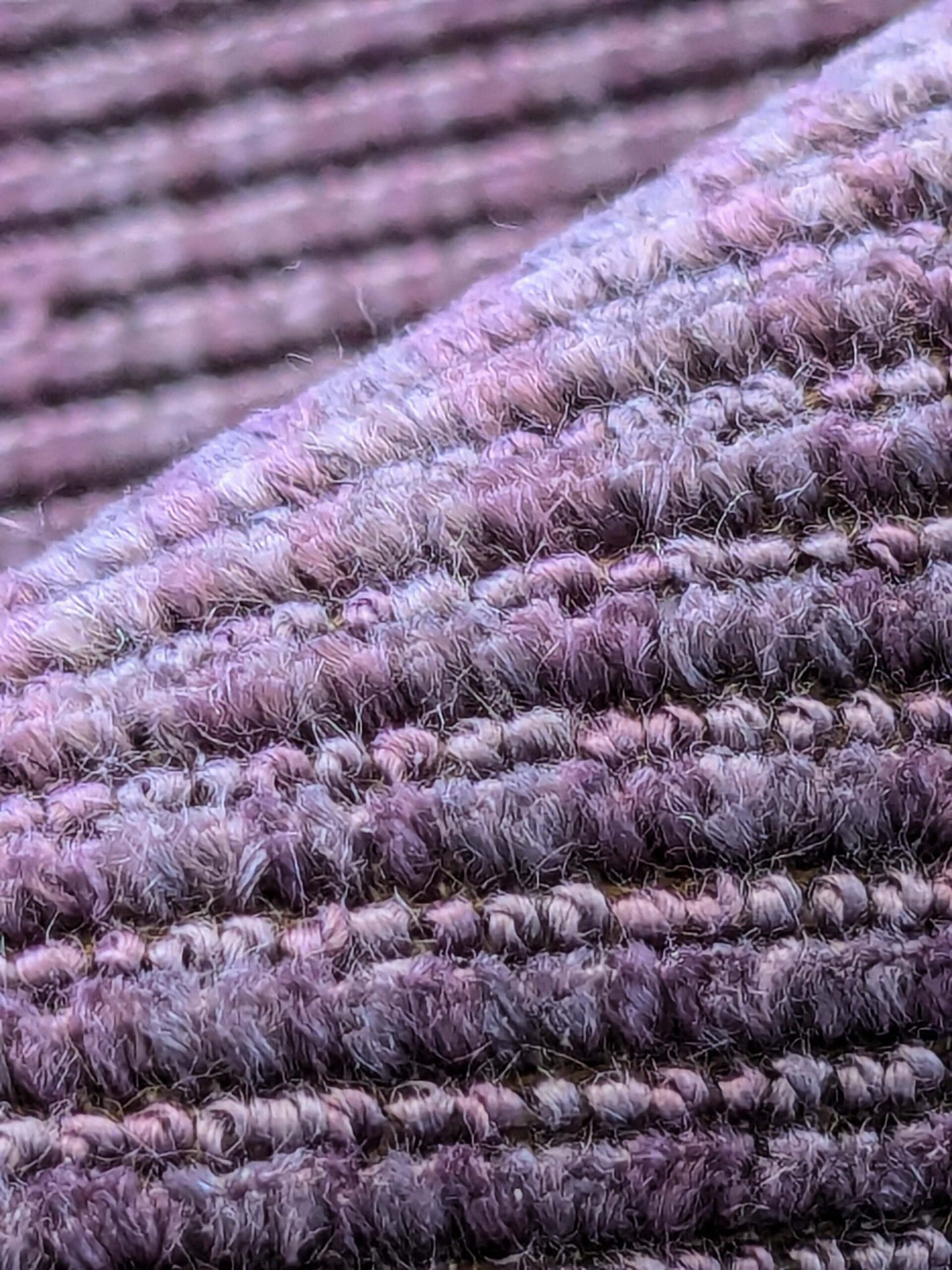 2.2 yards Scalamandre Strie Purple Solid Wool Heavy!