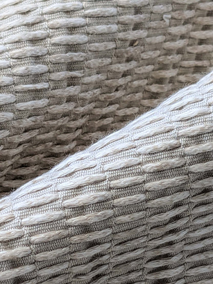 by yard Scalamandre Raine Weave Dune Small Scale Texture Cotton