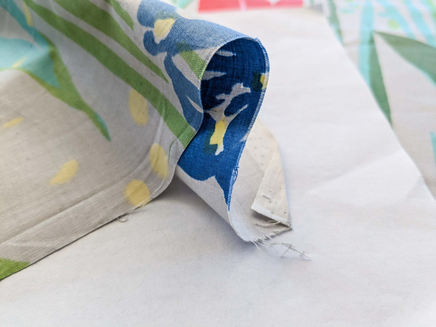 2 yards Scalamandre Flowers Art Deco Children Tulips on Gray