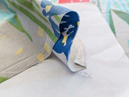 2 yards Scalamandre Flowers Art Deco Children Tulips on Gray