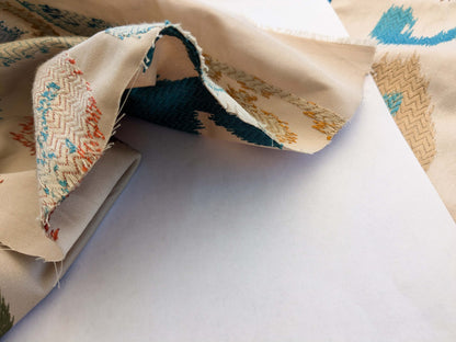 By yard Scalamandre Embroidery Mandalay Ikat Spice Market MSRP USD 414/Y