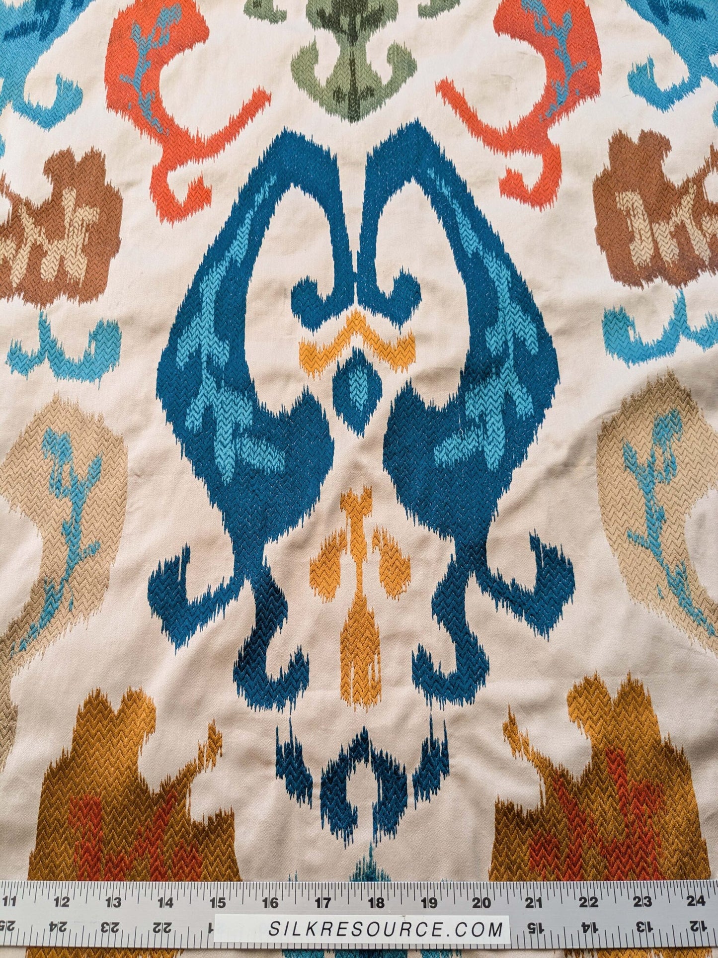 By yard Scalamandre Embroidery Mandalay Ikat Spice Market MSRP USD 414/Y