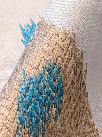 By yard Scalamandre Embroidery Mandalay Ikat Spice Market MSRP USD 414/Y