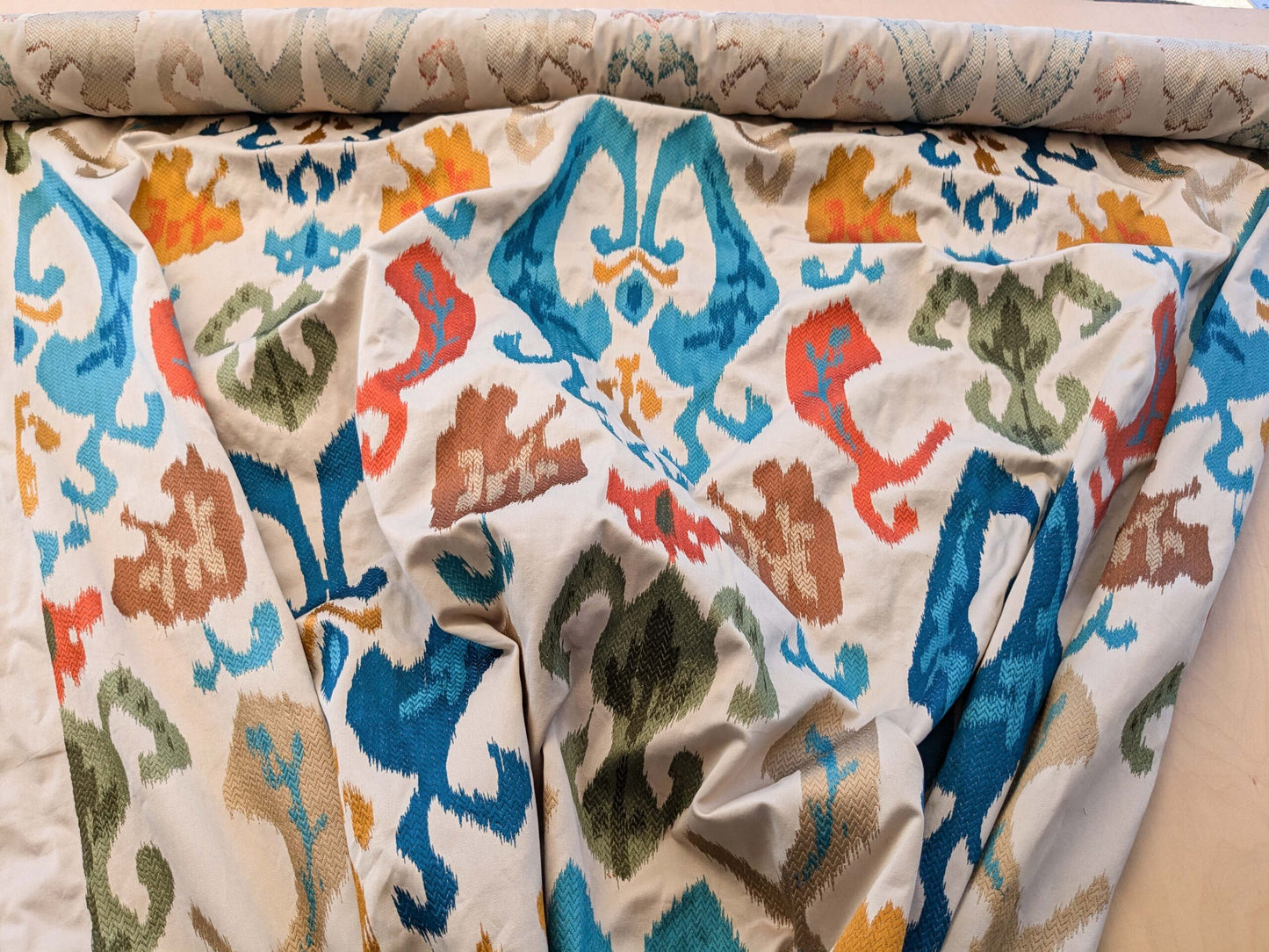 By yard Scalamandre Embroidery Mandalay Ikat Spice Market MSRP USD 414/Y