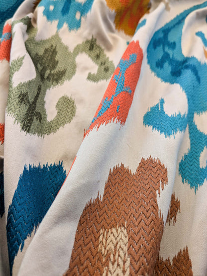 By yard Scalamandre Embroidery Mandalay Ikat Spice Market MSRP USD 414/Y