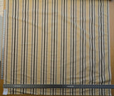 By yard Scalamandre Decatur Stripe Yellow Beige &amp; Charcoal Black White Silk MSRP USD 198/y