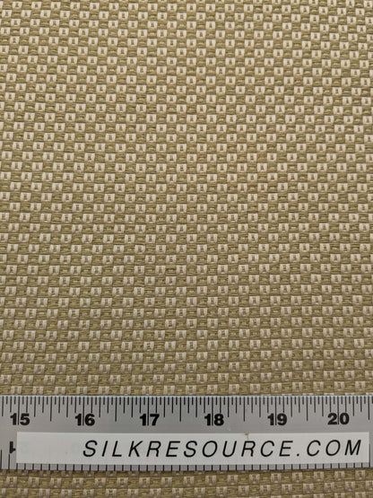 by yard Scalamandre Molosso Light Grey Green Silk Linen Blend Small Texture Basket Weave Super Heavy MSRP USD 272/y