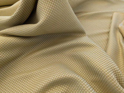 by yard Scalamandre Molosso Light Grey Green Silk Linen Blend Small Texture Basket Weave Super Heavy MSRP USD 272/y