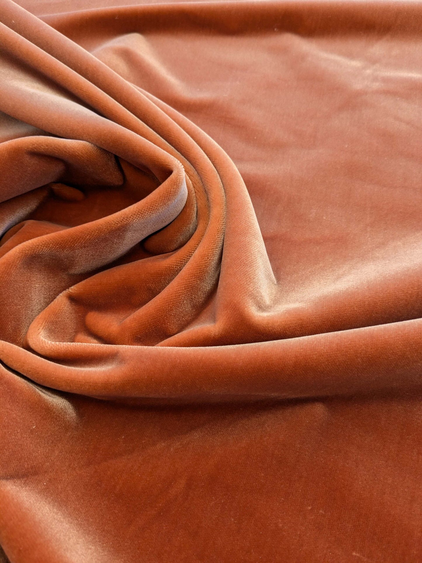 by yard Scalamandre King Foxglove Orange Red Apricot Texture Silk Velvet Heavy MSRP USD 1,092/y