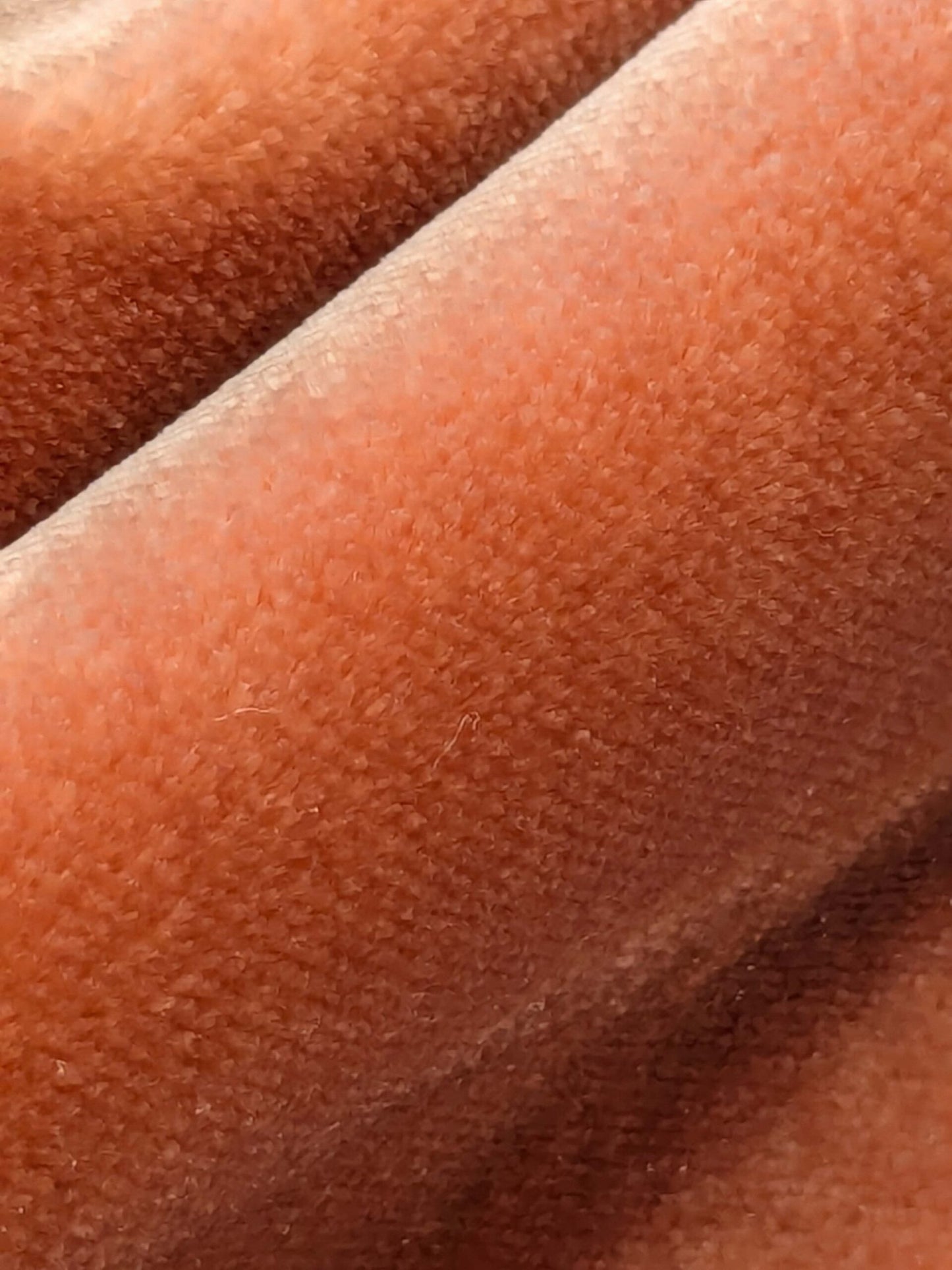 by yard Scalamandre King Foxglove Orange Red Apricot Texture Silk Velvet Heavy MSRP USD 1,092/y