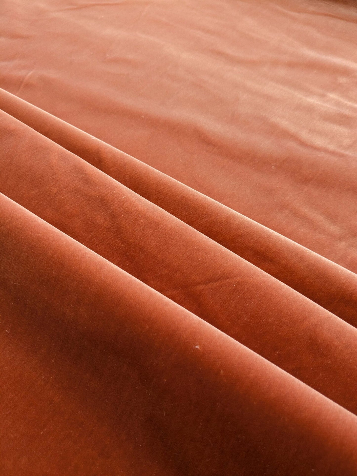 by yard Scalamandre King Foxglove Orange Red Apricot Texture Silk Velvet Heavy MSRP USD 1,092/y