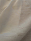 by yard Sheer Silk Jacquard Natural Cream White Double Width 118" Horizontal Stripe Wild Rose MSRPUSD 300+