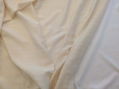 by yard Sheer Silk Jacquard Natural Cream White Double Width 118" Horizontal Stripe Wild Rose MSRPUSD 300+