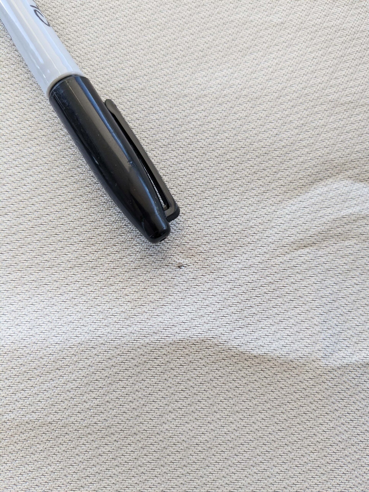 7 EV38 Scalamandre Aldeco Bradley Gray Weave Jacquard Graphic Stripe 27" x 55.5 inches