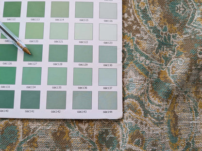 9 EV38 Scalamandre VELORUM Nile Sun Abstract Medallion Paisley MSRP USD236/y  2.4y x55"wide