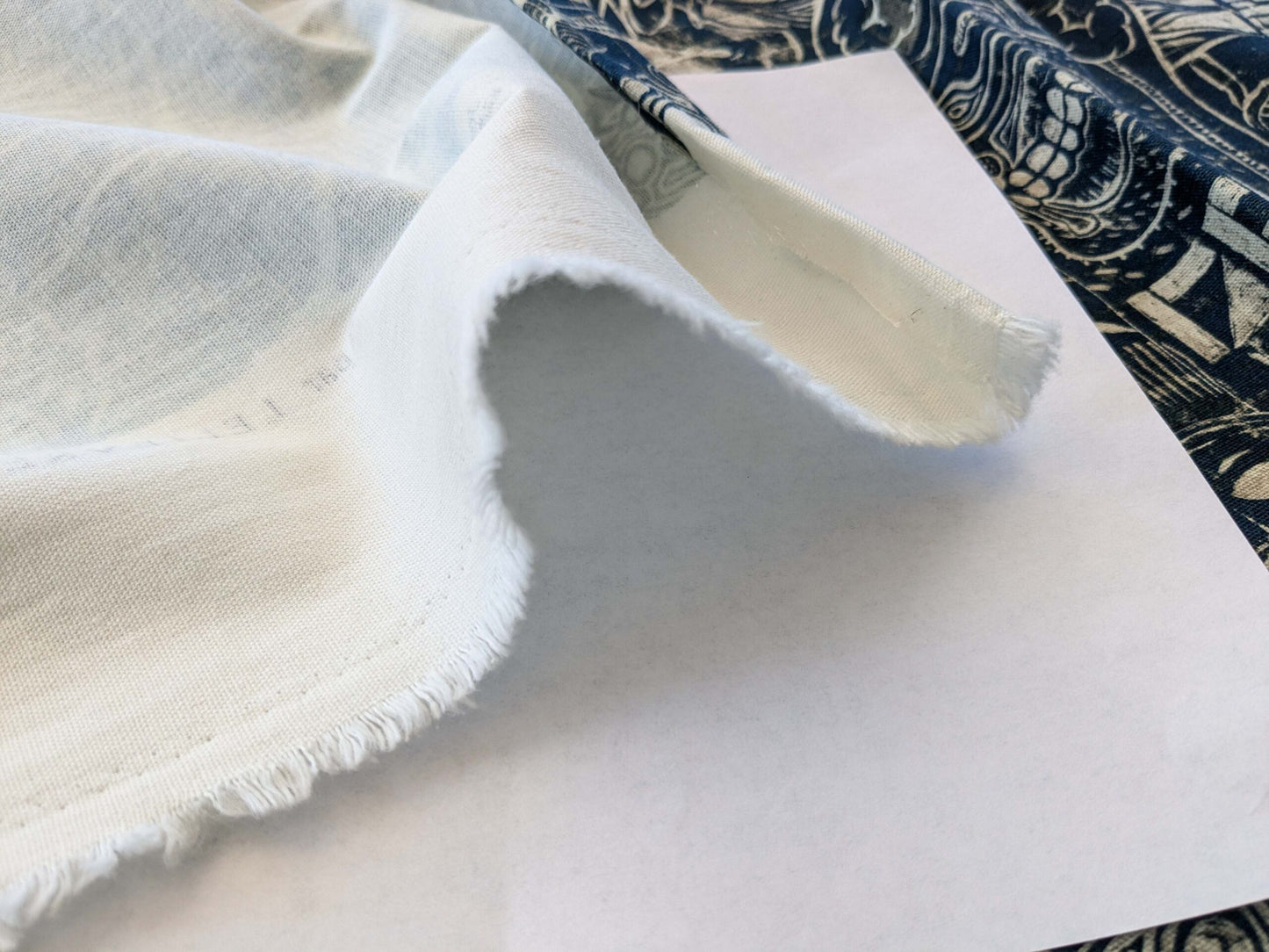 12 EV38 Scalamandre Jean Paul Gaultier Gothic Street Ho Indigo Blue White Graphite Abstract Graphic Historical Cotton 1.2yard MSRP USD538/y