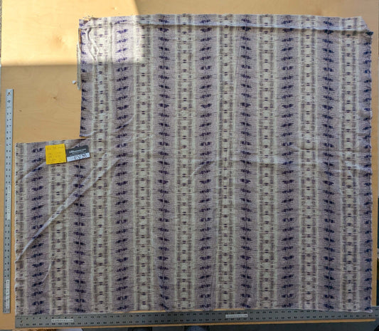 15 EV38 Scalamandre Nebula-Gx Lavender Aura Woven Abstract Stripe Ikat MSRP USD364/y 1.3y x37"wide