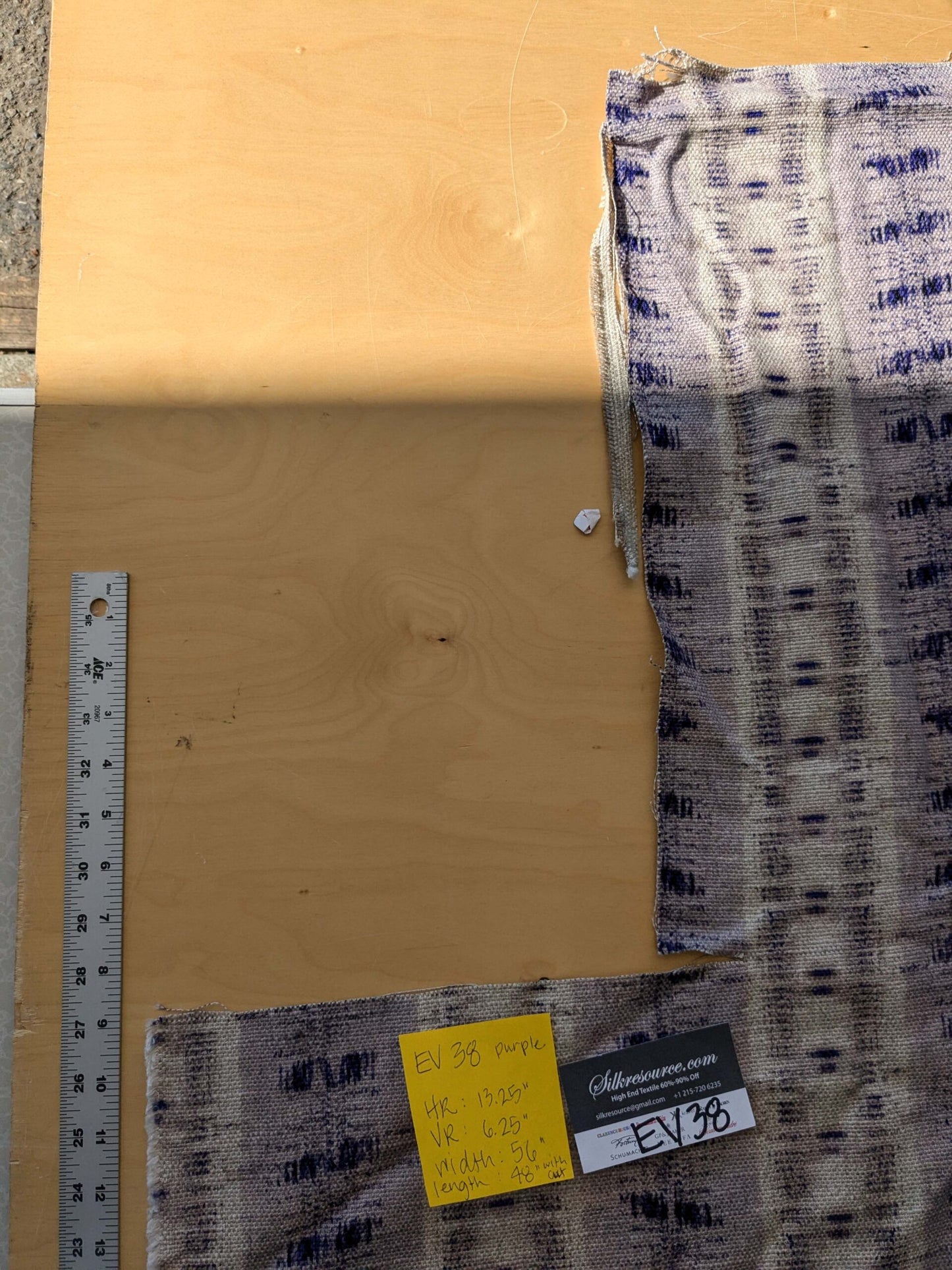 15 EV38 Scalamandre Nebula-Gx Lavender Aura Woven Abstract Stripe Ikat MSRP USD364/y 1.3y x37"wide