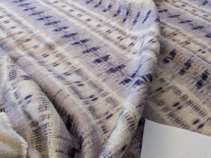 15 EV38 Scalamandre Nebula-Gx Lavender Aura Woven Abstract Stripe Ikat MSRP USD364/y 1.3y x37"wide