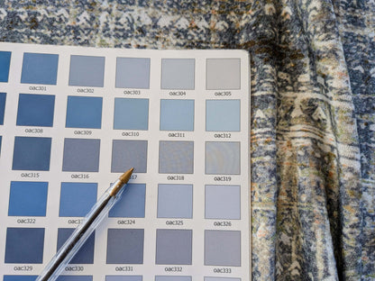 19 EV38 1.2yard x 57" Scalamandre Old World Weavers Travertine Grotto Silverpoint Velvet Abstract  MSRP USD256/y