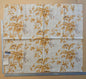 24 EV38 Scalamandre Bantry House Hand Printed Linen Yellow Floral 1.2y
