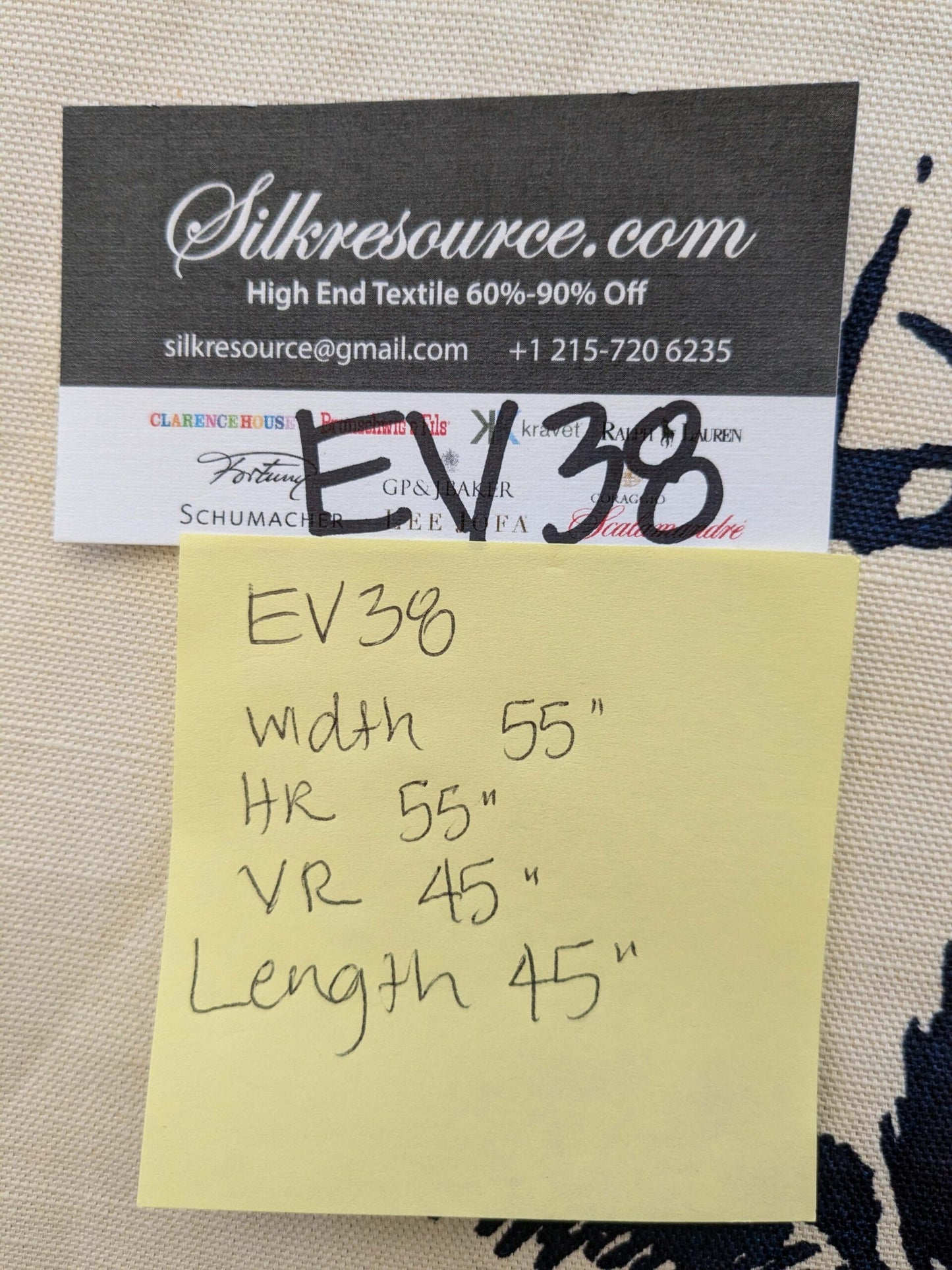 27 EV38 Scalamandre Summer Palace Porcelain Blue White Chinoiserie Scenic Toile MSRP USD 262/y 1.2y with cut out