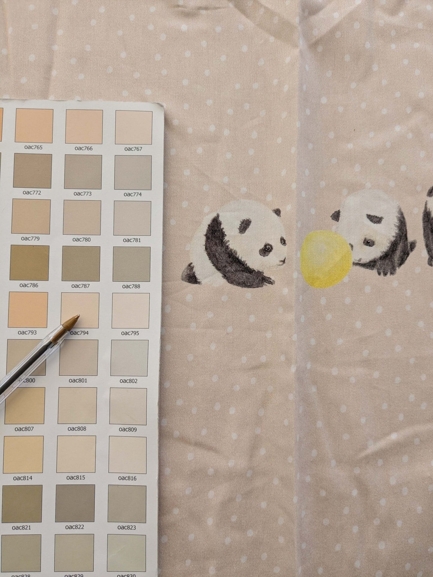 36 EV38 1.3y Christian Fischbacher Mignon Pink Multi Animals Birds Panda Fox Elephant Cotton MSRP USD 300+/y