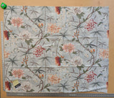 41 EV38 Scalamandre Lelievre  Printemps De Chine Blue Floral Tree Foliage Botanical 1.2y