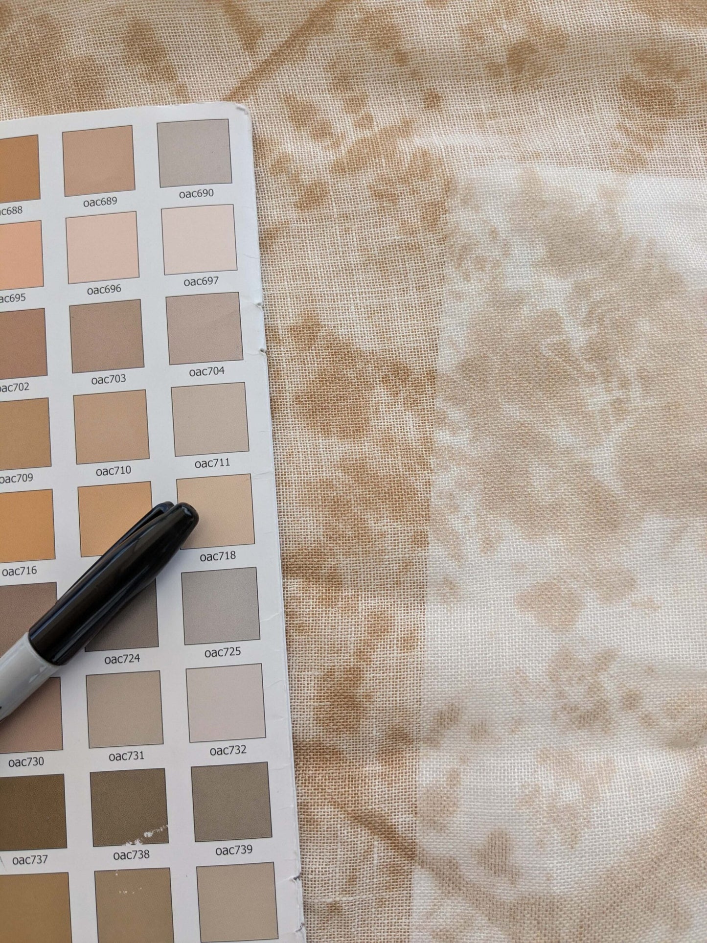 46 EV38 Scalamandre Alhambra Itajime Biscuit Light Beige Linen White Sheer Diamond 30" x 54"wide