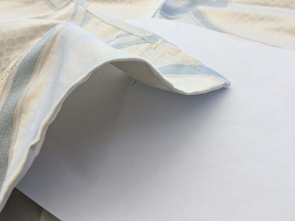 3 EV39 Scalamandre Circle Fret Cloud White Cream Jacquard Fretwork Lattice MSRP USD264/y 1.2y Minor Defect