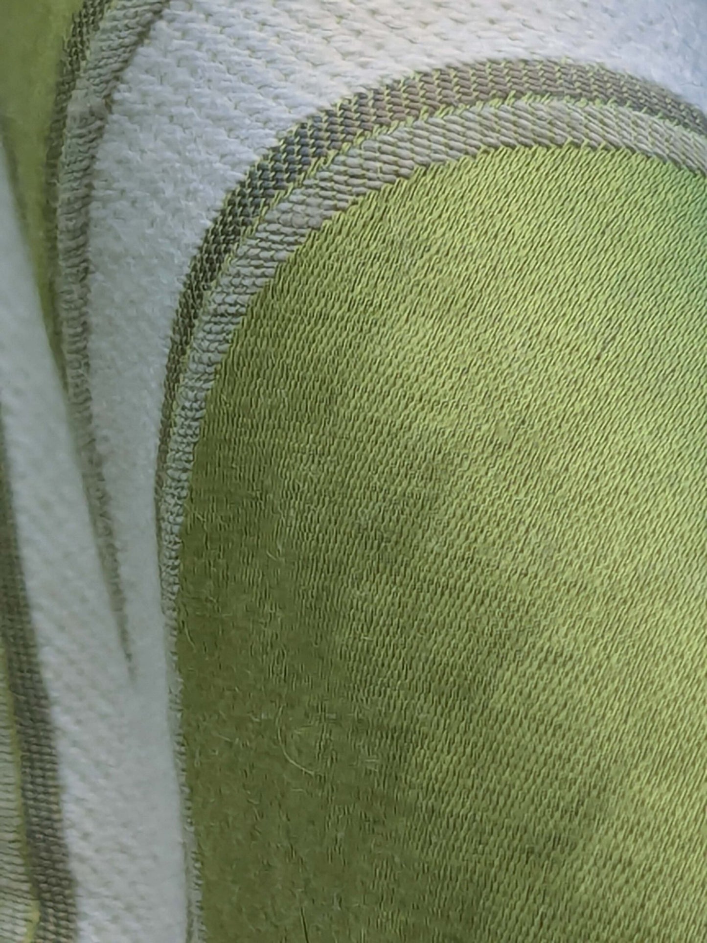 4 EV39 Scalamandre Circle Fret Absinthe Green Jacquard Fretwork Lattice MSRP USD264/y 1.2y