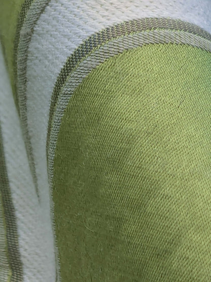 4 EV39 Scalamandre Circle Fret Absinthe Green Jacquard Fretwork Lattice MSRP USD264/y 1.2y