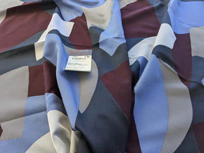 13 EV39 1.3y Lelievre Paris Allure M1 Casual Blue Red White Large Jacquard Abstract Graphic MSRP USD574/y